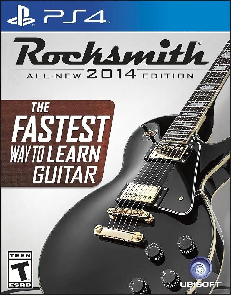 Sony  PS4 Rocksmith All New 2014 Edition WITHOUT CABLE Video Game - Blue - Acceptable