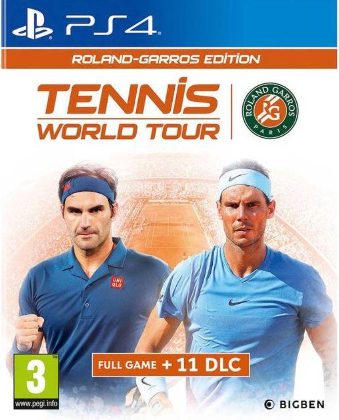 Sony  PS4 Tennis World Tour: Roland-Garros Edition Video Game - Blue - Acceptable