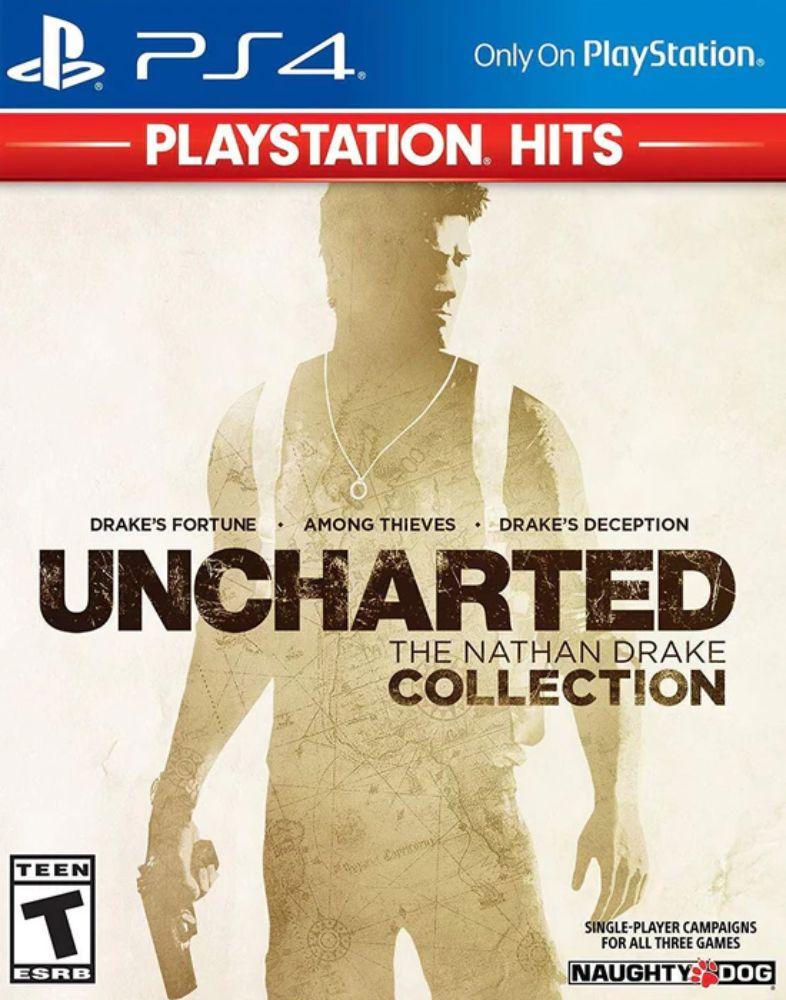 Sony  PS4 UNCHARTED: The Nathan Drake Collection Video Game - Blue - Acceptable
