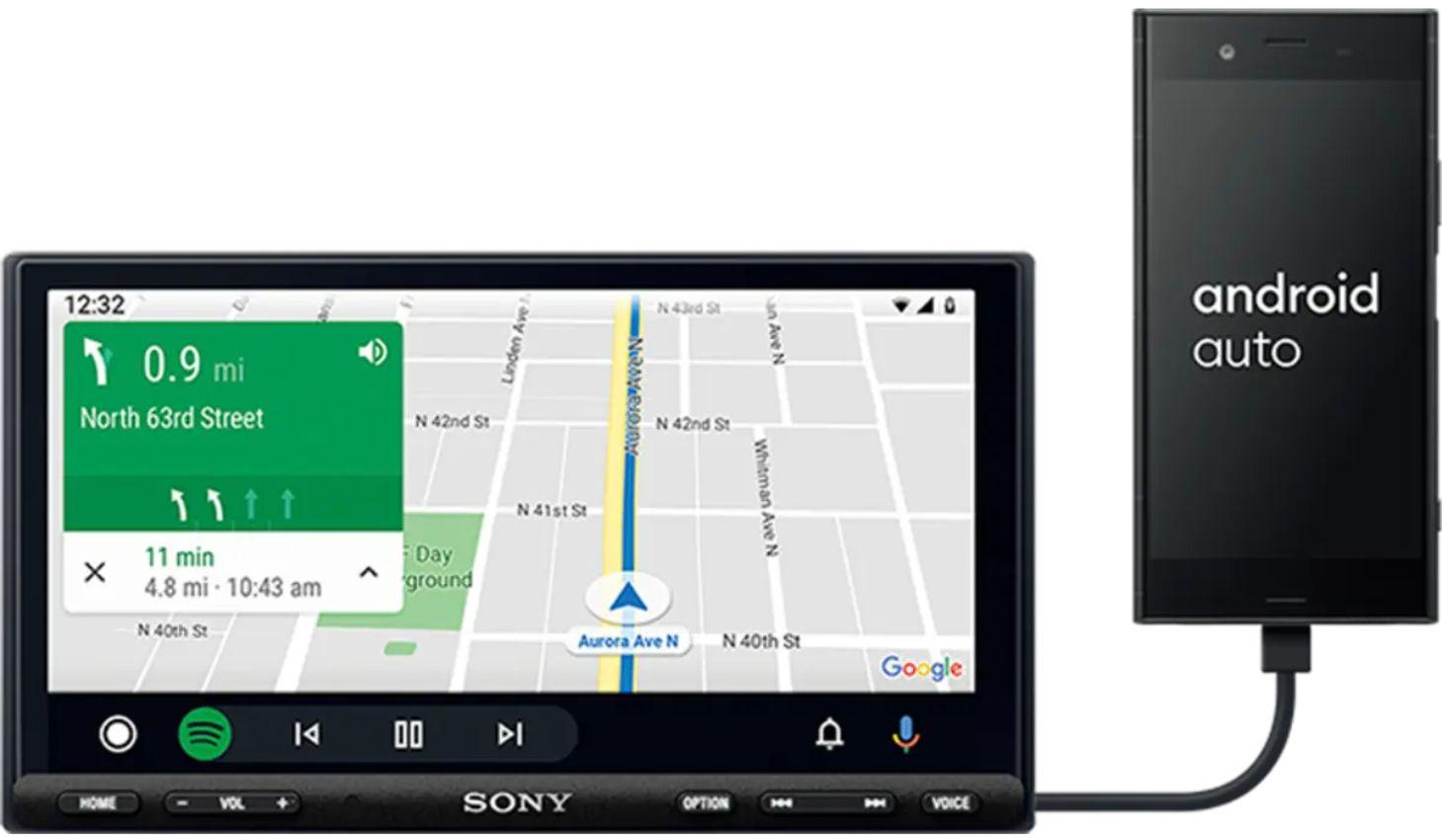 Sony XAV-AX7000 6.95" High Power CarPlay/ Android Auto Media Receiver