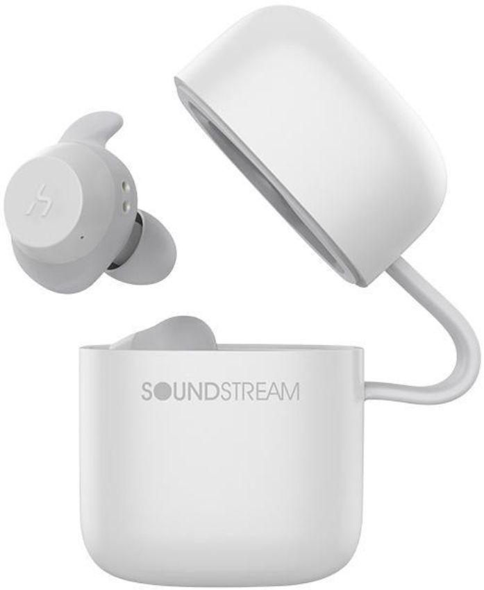 Soundstream  H2GO True Wireless Stereo Bluetooth Earbuds - White - Excellent