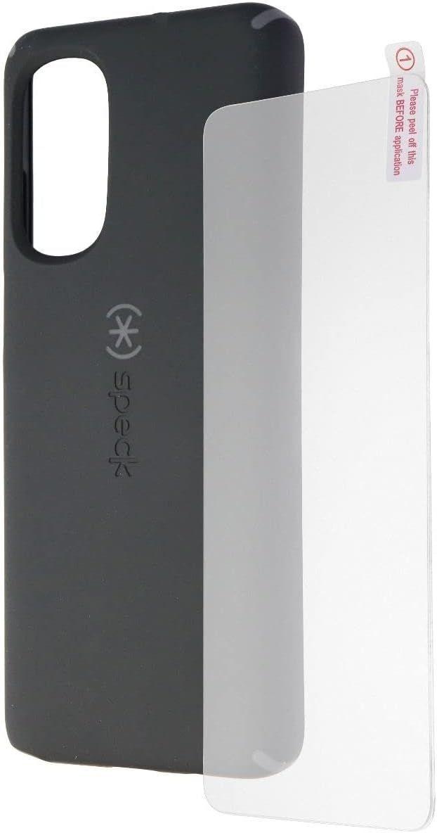 Speck Impact Hero Phone Case + ShieldView Glass Screen Protector Bundle for Motorola Moto G Stylus (5G) 2022 - Black - Brand New