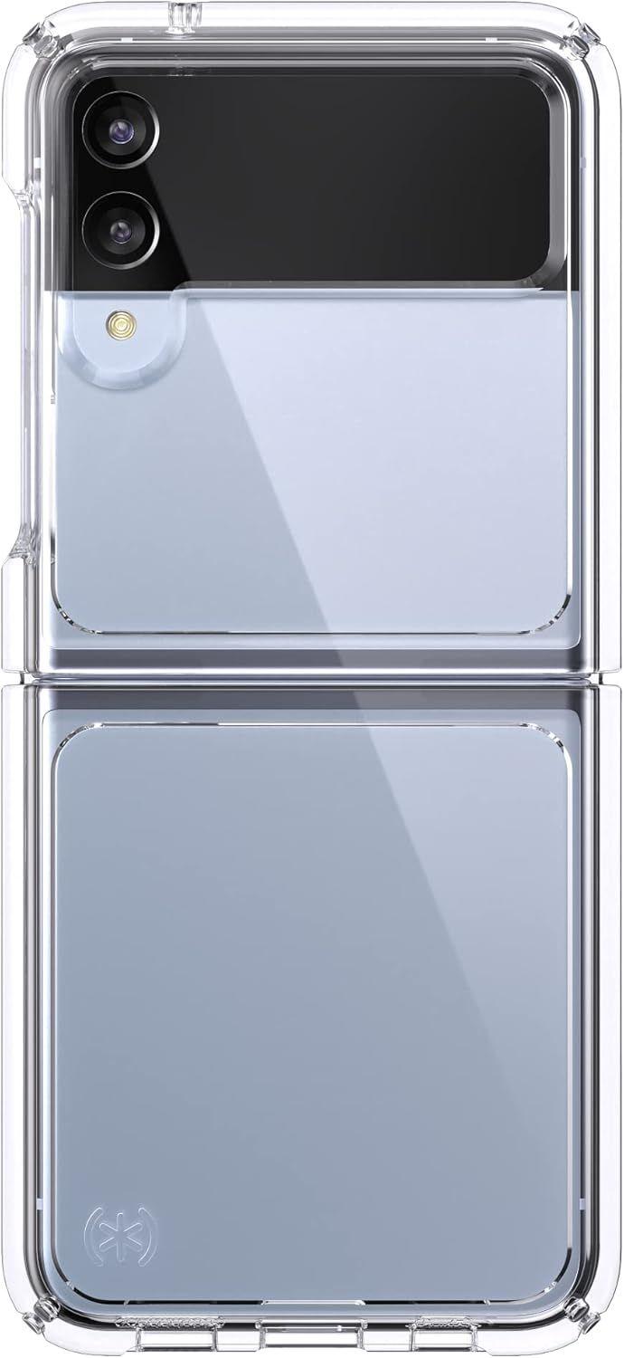 Speck  Presidio Perfect-Clear Fold Phone Case for Samsung Galaxy Z Flip4/ Galaxy Z Flip3 - Clear - Excellent