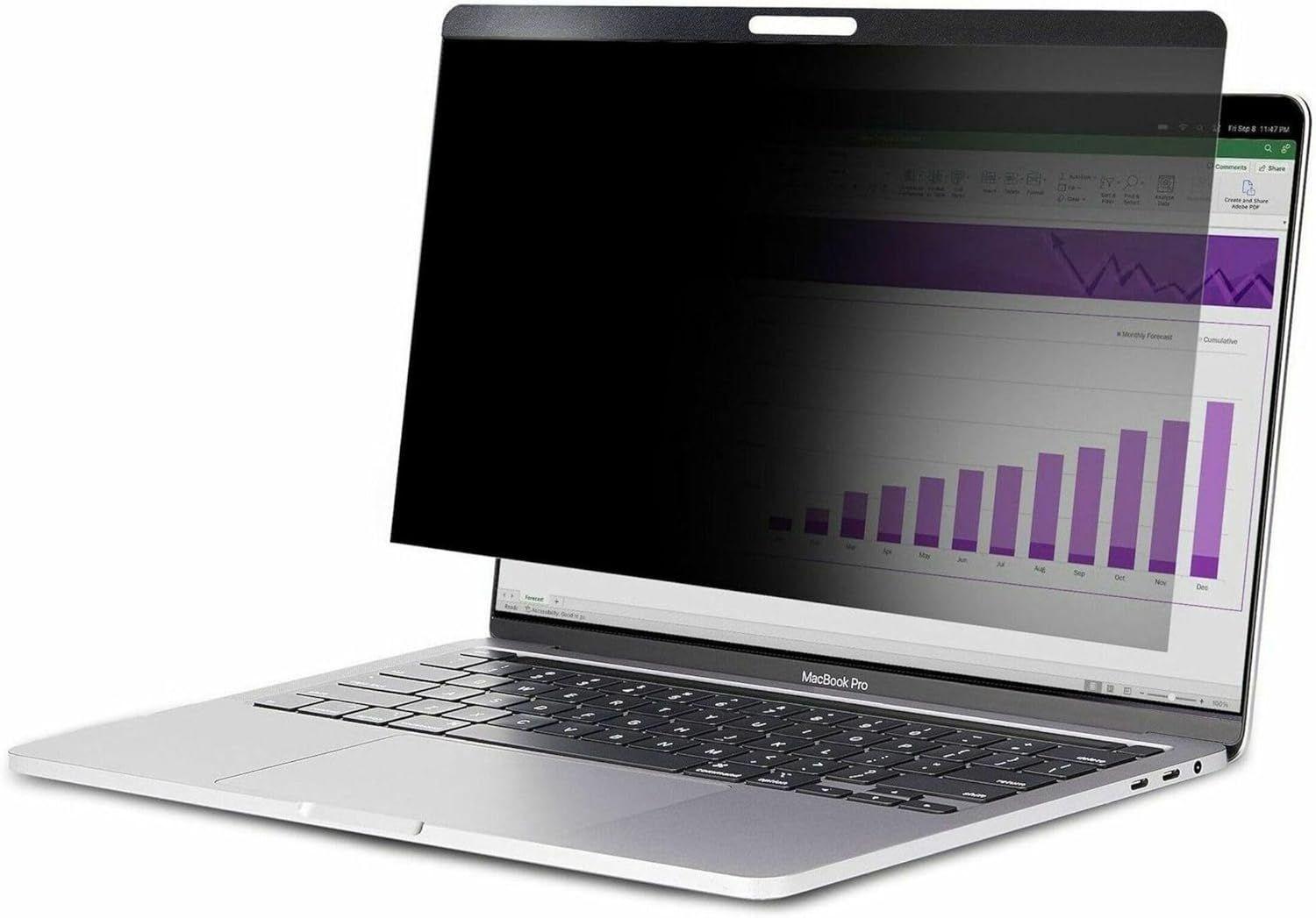 StarTech Privacy Screen Protector with Magnetic Removable Security Filter for 15"inch MacBook Pro & MacBook Air Laptop - Black - Excellent