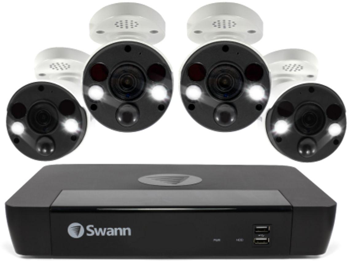 Swann  4 Camera 8 Channel 4K Ultra HD Professional NVR Security System (SWNVK-886804FB) - White - Excellent