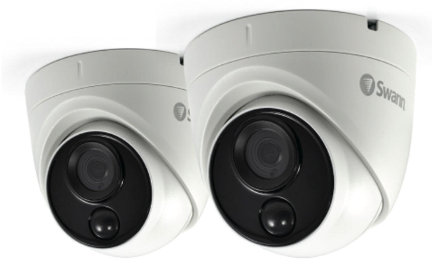 Swann  4K Ultra HD Dome Analogue CCTV Camera 2-Pack (SRPRO-4KDOMEWB2) - White - Excellent