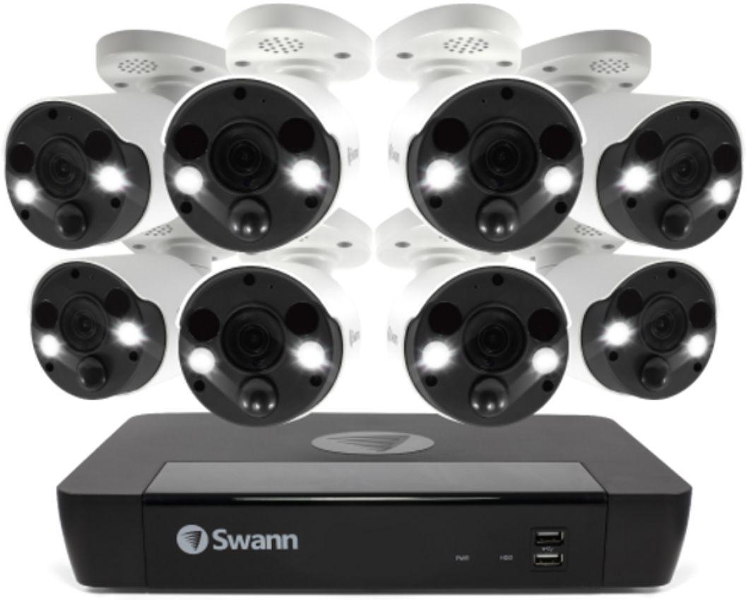 Swann  8 Camera 8 Channel 4K Ultra HD Professional NVR Security System (SWNVK-886808FB) - White - Excellent
