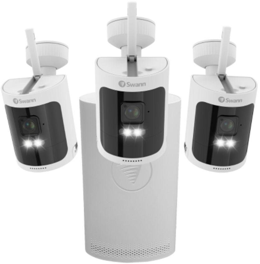 Swann  AllSecure600 2K Wireless Security Kit 3-Pack (SWNVK-600SD3) - White - Excellent