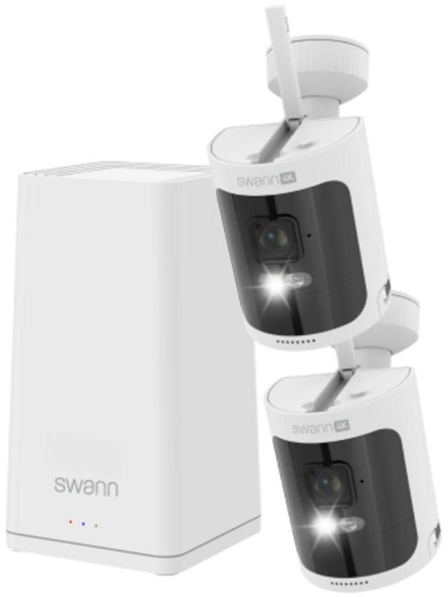 Swann  AllSecure650 Wireless Security Kit (SWNVK-AS4K650SD2) - White - Excellent