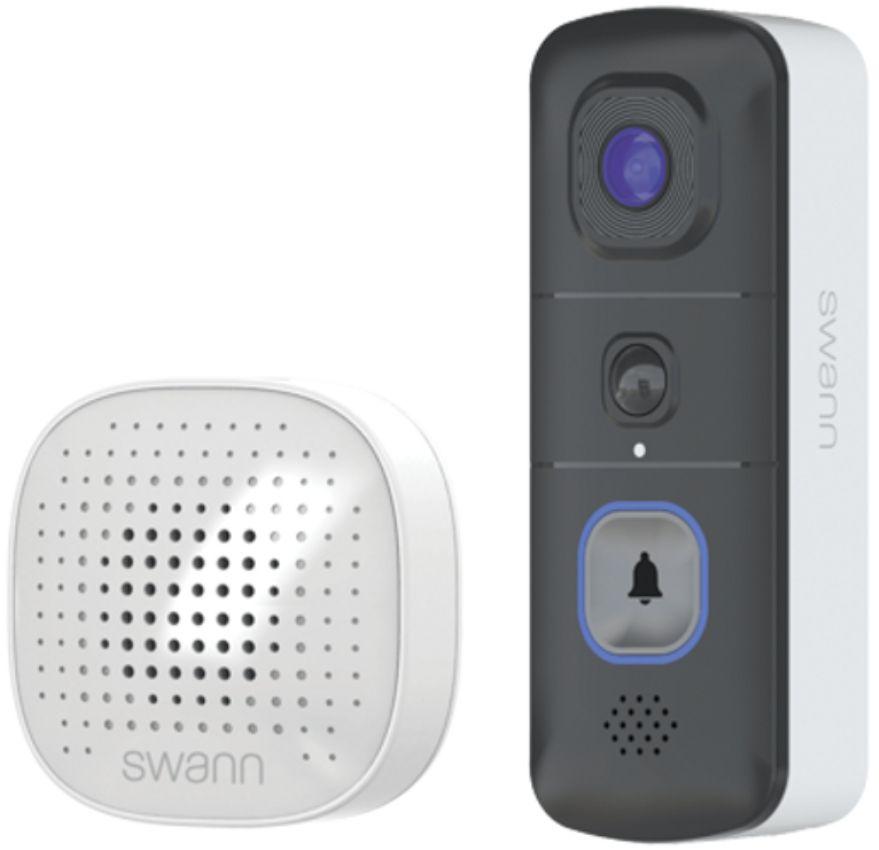Swann  EVO Wireless Video Doorbell with SwannShield AI Voice Assistant (SWIFI-SEVDBC) - White - Excellent