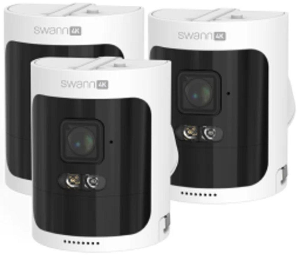 Swann  Extra 4K Wireless Camera for AllSecure4K Kits 3-Pack (SRNVW-AS4KCAMWB3) - White - Excellent