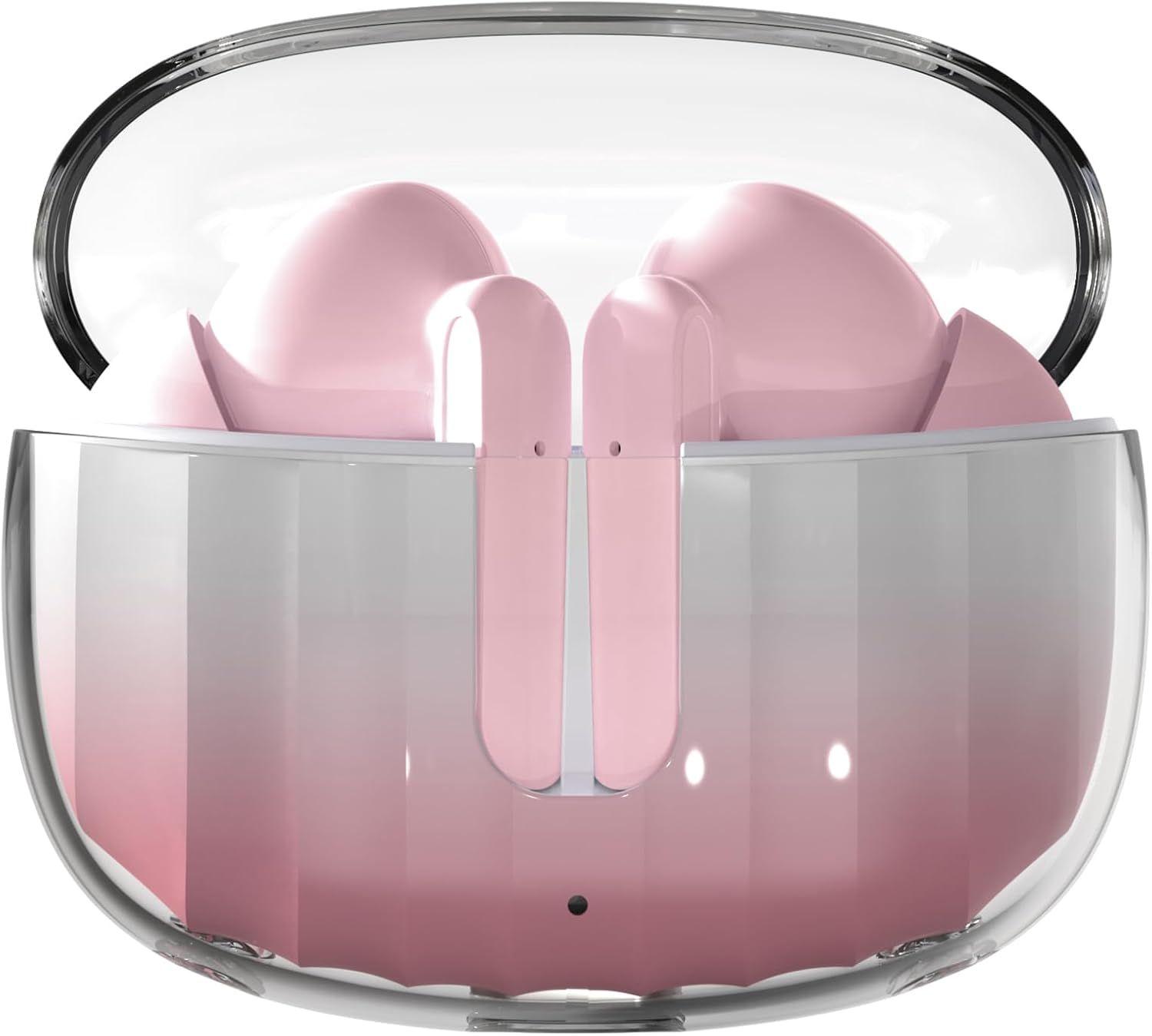 Tapaxis  2024 New True Wireless Bluetooth Earbuds HE3PHONE07 - Pink - Excellent