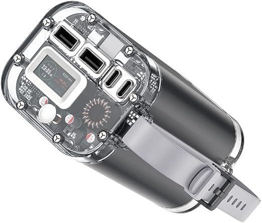 Techsmarter  TSBar 40000mAh 100W Dual USB-C Super Fast Charging Power Bank - Gray - Premium