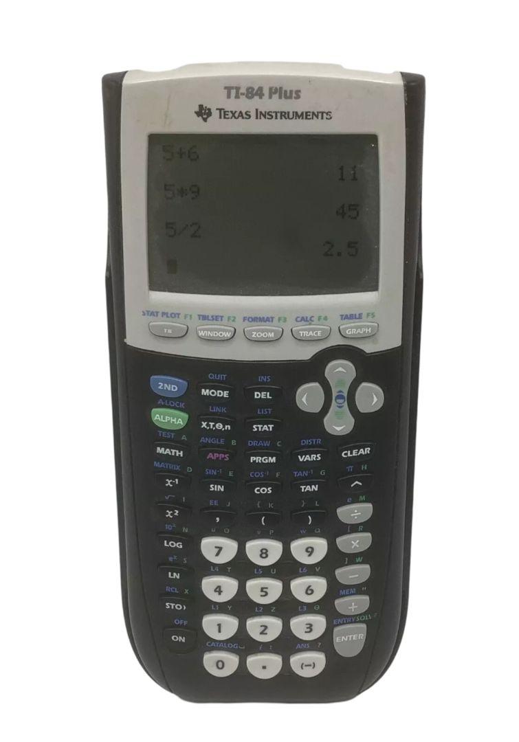 Texas Instruments  TI-84 Plus Graphing Calculator with Slide Cover - Black - Excellent