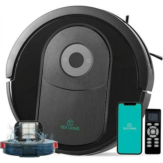 Tidy Living Robot Vacuum Cleaner 2-in-1 Robot Vacuum and Mop with 4000Pa - Black - Excellent
