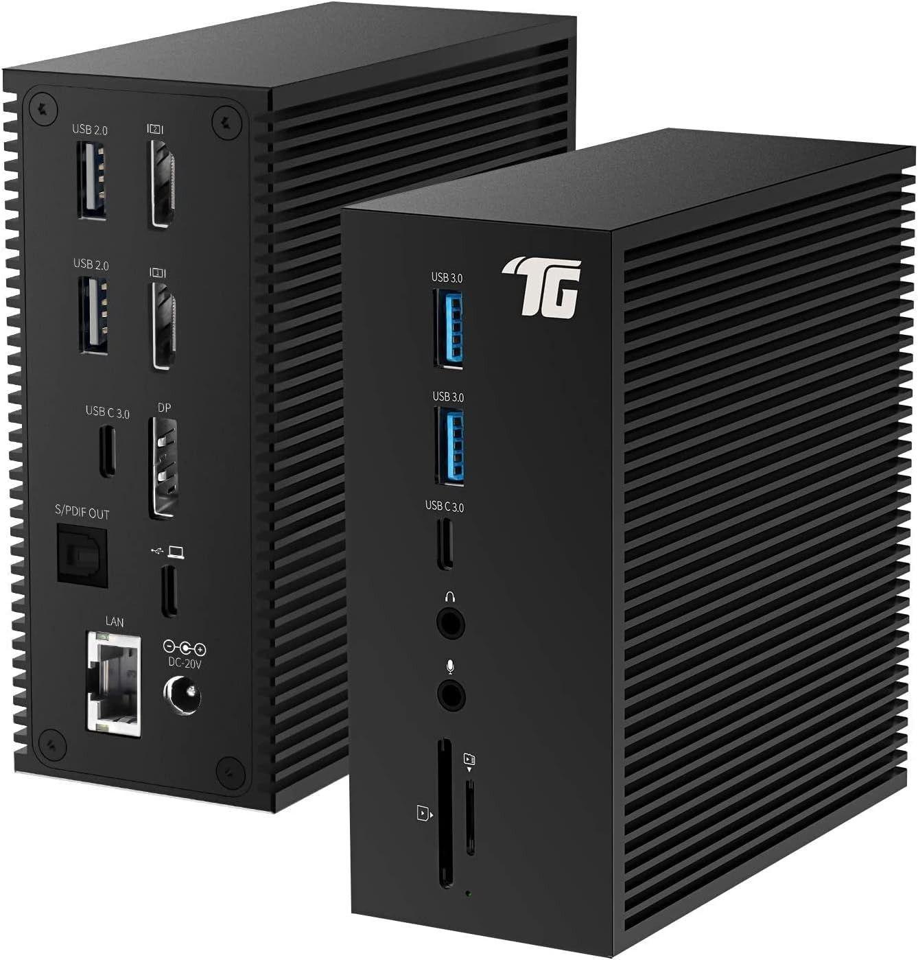 Tiergrade TG-DC006 USB C Docking Station with Dual 4K HDMI