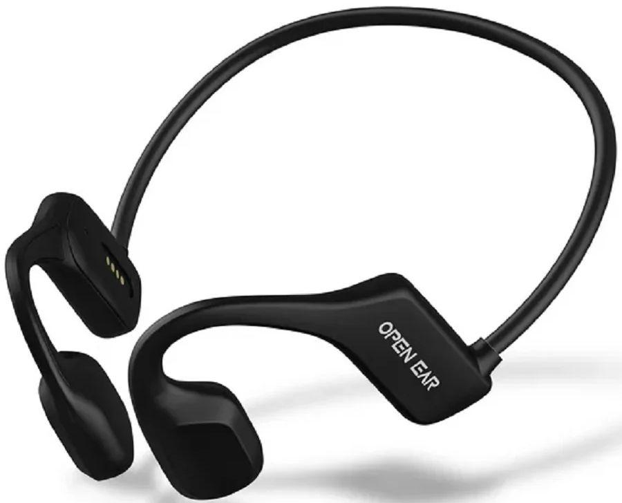 TopVision  AS18 Open Ear Bone Conduction Headphones with Microphone - Black - Excellent
