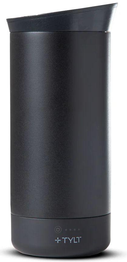 Tylt  Power Mug Hydration Bottle + Power Bank Wireless Charger - Black - Excellent
