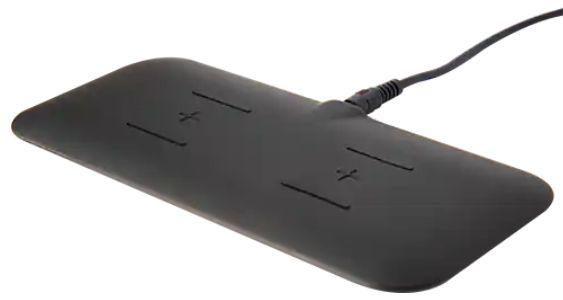 Tylt  Sabre Dual Wireless Charging Mat Premium Slim Design 15W - Black - Acceptable