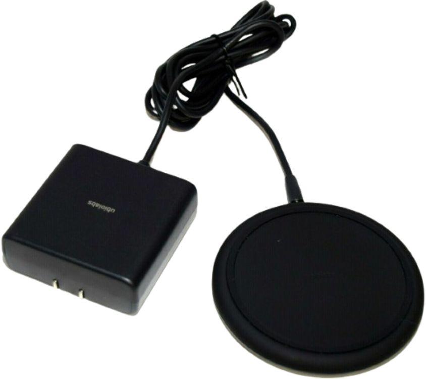 Ubiolabs  Wireless Charging Pad for Apple and Android Qi Enabled Phones  - Black - Excellent