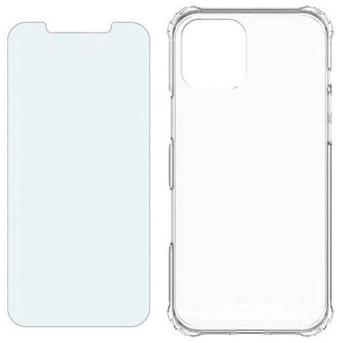 Verizon Clear Phone Case and Blue Light Screen Protector for iPhone 12/12 Pro - Clear - Acceptable