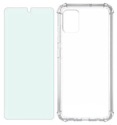 Verizon Clear Phone Case and Blue Light Screen Protector for Samsung Galaxy A71 5G UW - Clear - Acceptable
