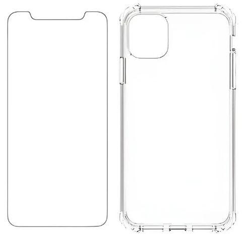 Verizon Clear Phone Case and Screen Protector for iPhone 11 - Clear - Acceptable