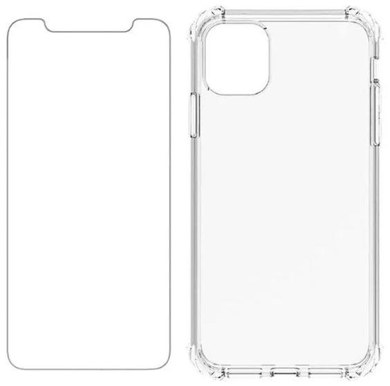 Verizon Clear Phone Case and Screen Protector for iPhone 11 Pro - Clear - Acceptable