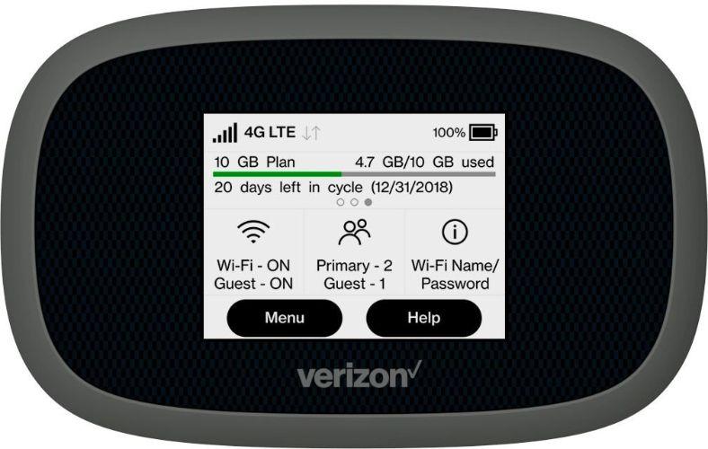 Verizon Jetpack MiFi 8800L 4G LTE Mobile Hotspot (Verizon) - Gray - Excellent