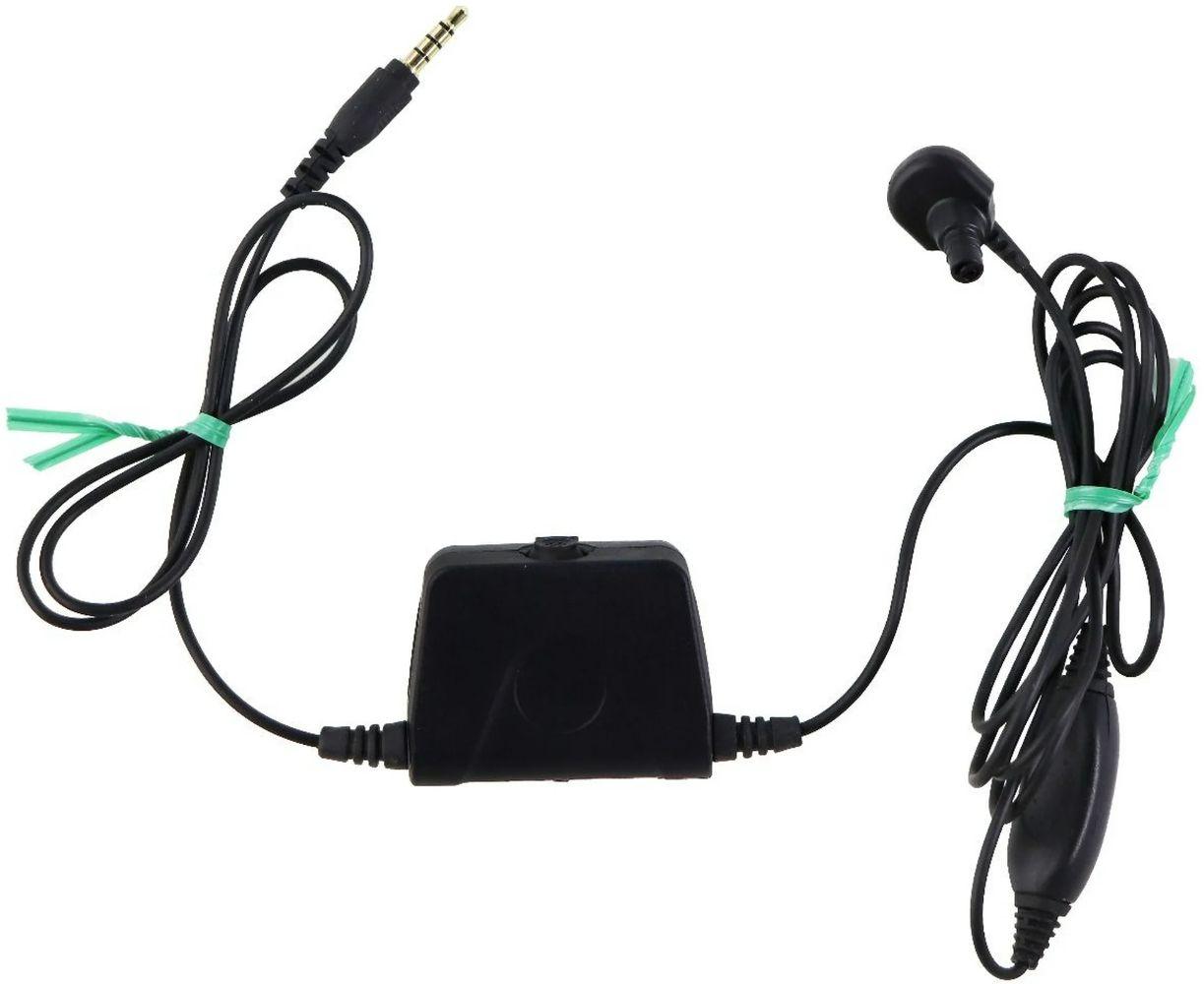 Verizon  Milicom In-Ear (3.5mm) Smart 2-in-1 Ear Phone/PTT Headset (iOS Model) - Black - Brand New