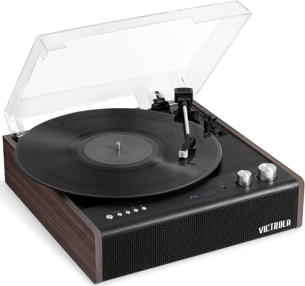 Victrola Eastwood 3-Speed Bluetooth Turntable with Built-in Speakers VTA-72