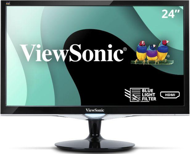 ViewSonic VX2452MH 24" FHD Monitor in Black in Pristine condition