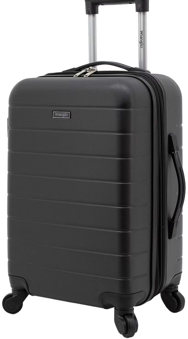 Wrangler 20"inch Smart Spinner Carry-On Luggage With USB Charging Port