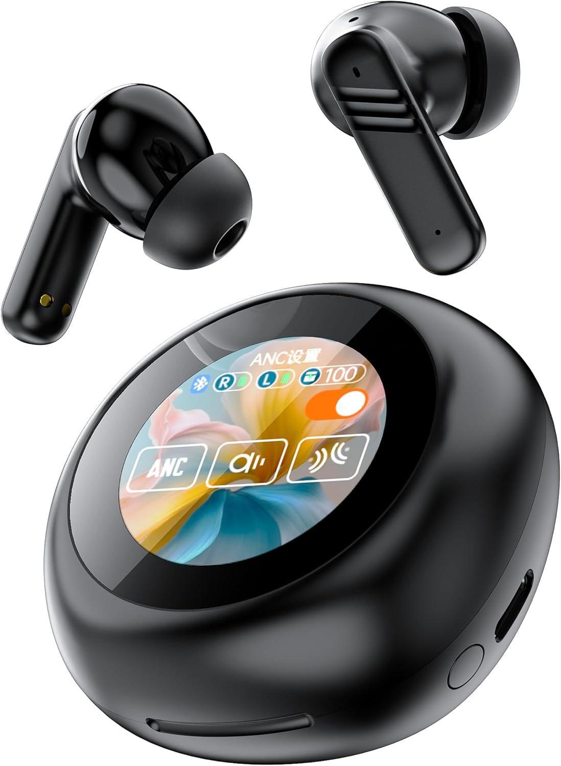 YuYolex  Touch Screen Active Noise Cancelling Earbuds LX30 - Black - Excellent