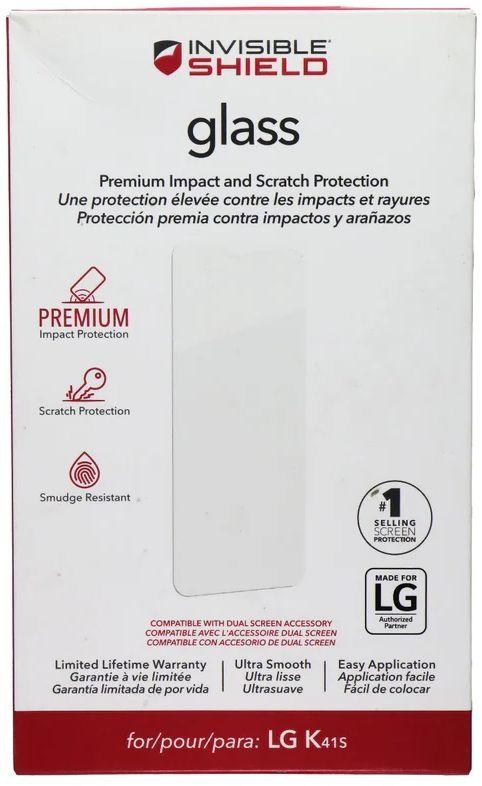Zagg InvisibleShield Glass Screen Protector for LG K41S - Clear - Brand New