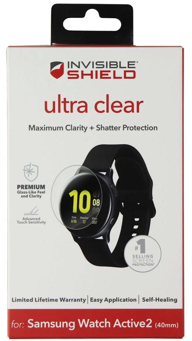 Zagg  Ultra Clear Screen Protector for Samsung Watch Active2 (40mm) - Clear - Brand New