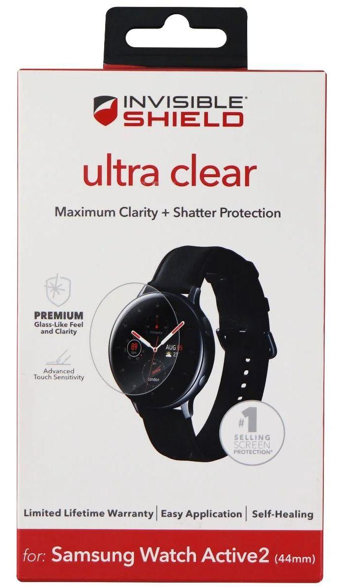 Zagg  Ultra Clear Screen Protector for Samsung Watch Active2 (44mm) - Clear - Brand New