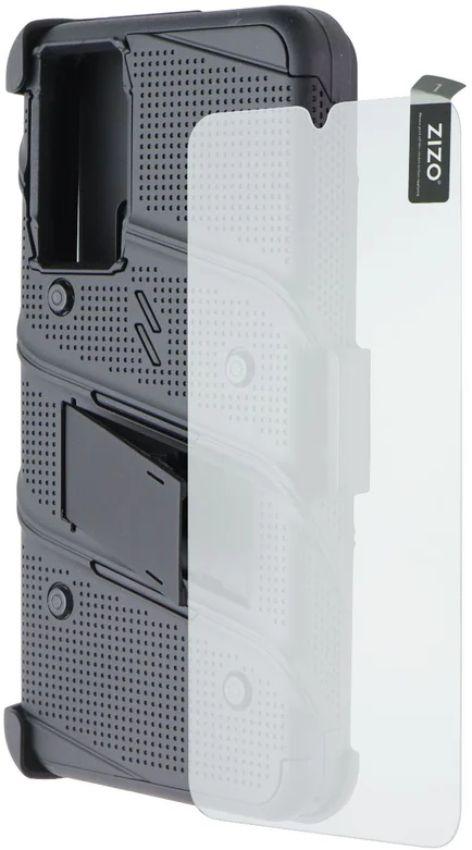 ZIZO BOLT Bundle Phone Case with Screen Protector for Samsung Galaxy A15 5G - Black - Brand New