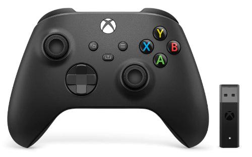Microsoft  Xbox Wireless Controller with Wireless Adapter - Black - Excellent