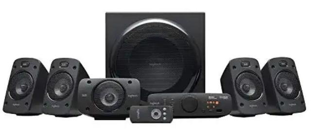 Logitech  Z906 5.1 Surround Sound Speaker System in Black in Pristine condition