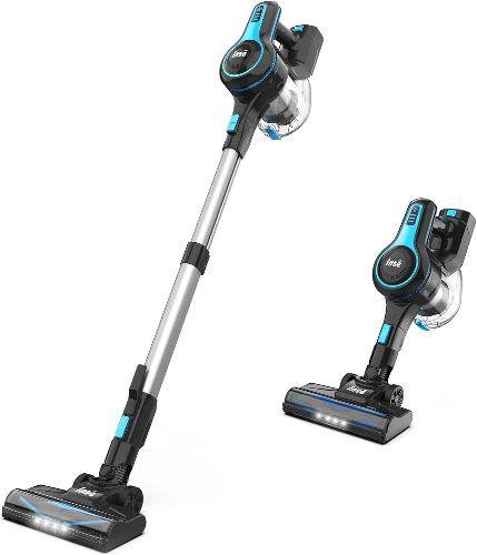 INSE  N5S Cordless 6-in-1 Rechargeable Stick Vacuum in Light Blue in Excellent condition
