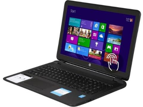 HP  15-F024WM 15.6" Touch Pentium® N3530 2.16GHz  - 500GB - Black - 4GB RAM - Good