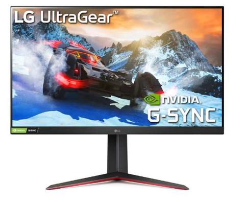LG  32GN63T-B UltraGear QHD 165Hz HDR10 Monitor with NVIDIA G-SYNC Compatibility and AMD FreeSync Premium - Black - 32 Inch - As New