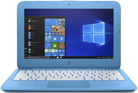 HP  Stream 11-AH011WM Laptop 11.6" - Intel Celeron N3060 1.6GHz - 32GB - Aqua Blue - 4GB RAM - Good