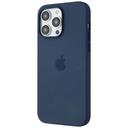 Apple  Silicone Phone Case with MagSafe for iPhone 14 Pro in Storm Blue in Pristine condition