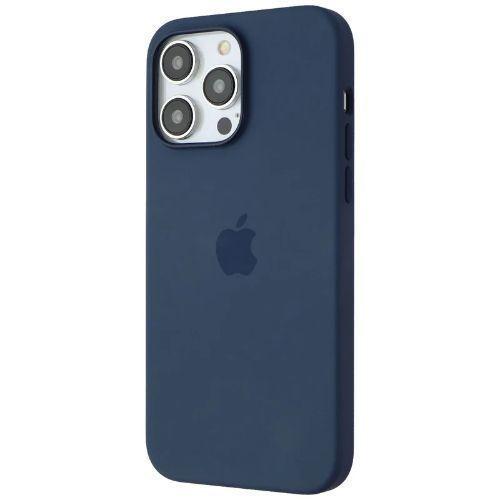 Apple  Silicone Phone Case with MagSafe for iPhone 14 Pro in Storm Blue in Pristine condition