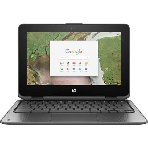 HP  Chromebook x360 11 G1 EE 11.6" Touch - Intel Celeron N3350 1.1GHz - 32GB - Gray - 4GB RAM - 11.6 Inch - Excellent