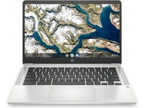 HP  Chromebook 14a-na0015ds 14" Touch Intel Celeron N4020 1.1GHz - 128GB - Natural Silver - 4GB RAM - As New