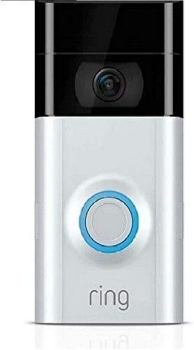 Ring  Video Doorbell 2 in Satin Nickel in Excellent condition