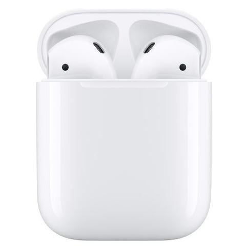 Apple 2nd Gen AirPods with Brand New Battery (Wireless Charging Case) - White - Good